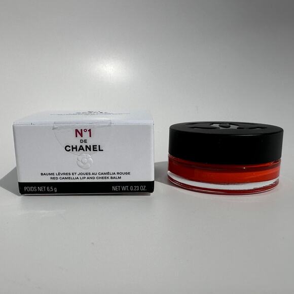N°1 de Chanel Red Camellia Lip and Cheek Balm New in Box 6.5g #7 Vibrant Coral - Picture 1 of 10